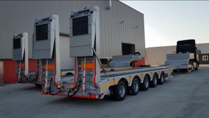 5 Axle | Low loader | Lowbed | Lowboy | Semi trailer