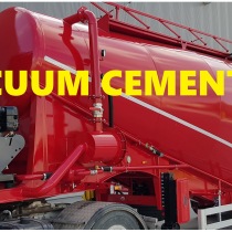 Vacuum Cement Silo Semi trailer