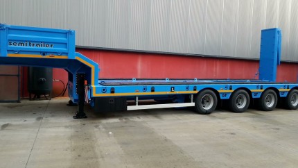 Low loaders Hydraulic Platform Semi-trailers