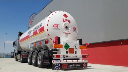 LPG Semi trailer - LPG Trailers for sale in Turkey from manufacturer