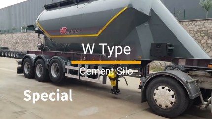 W Type Cement Silo Special Semi-trailer