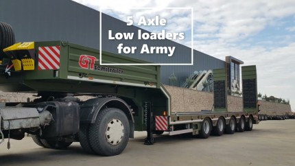 5 Axle Low loaders for Army